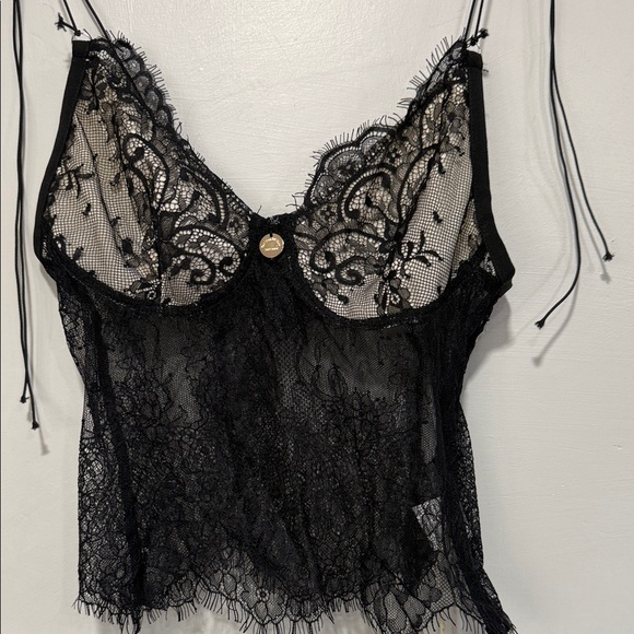 Commense Black Lace Chemise - Picture 8 of 14